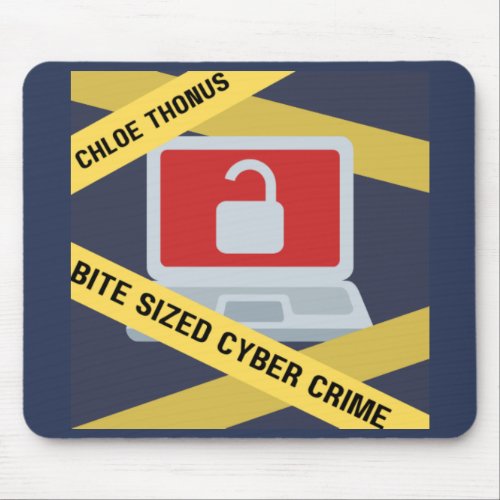 BIte Sized Cyber Crime Logo Mousepad