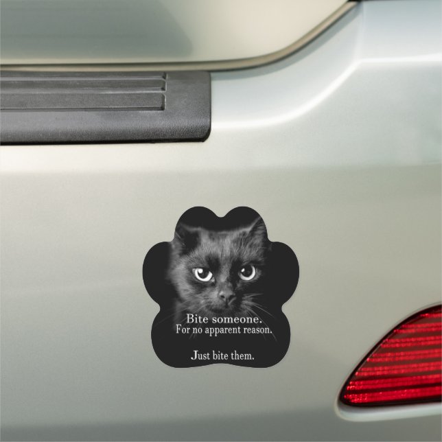 Bite Someone Car Magnet (In Situ)