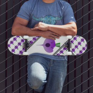 Bite The Angry Turnip by Kenneth Yoncich Skateboard