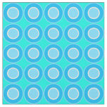 Bitesize Blue Donuts With Filling On Turquoise Fabric