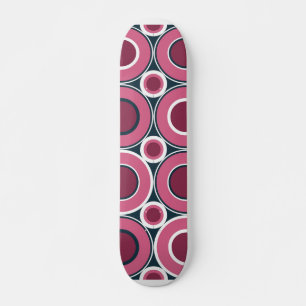 Bitesize Magenta Donuts With White Navy Skateboard