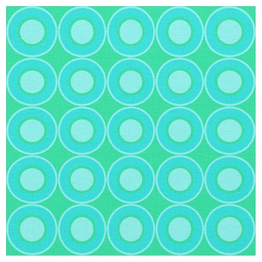 Bitesize Teal Donuts With Filling On Mint Green Fabric