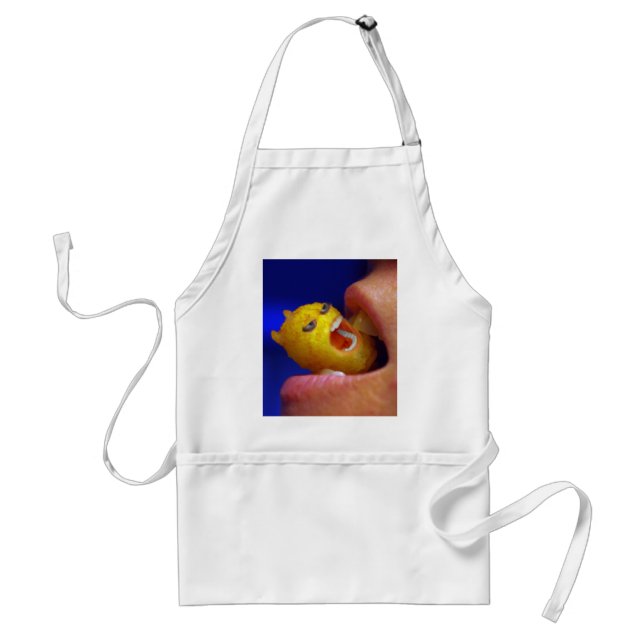 Biting Tater Tot Adult Apron (Front)