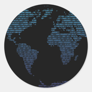 Bitmap Classic Round Sticker