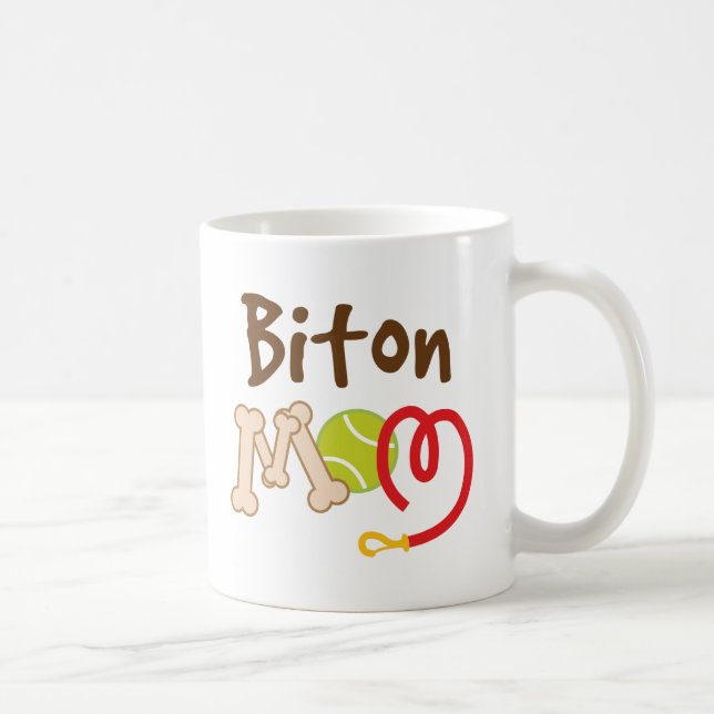 Biton Dog Breed Mom Gift Coffee Mug (Right)