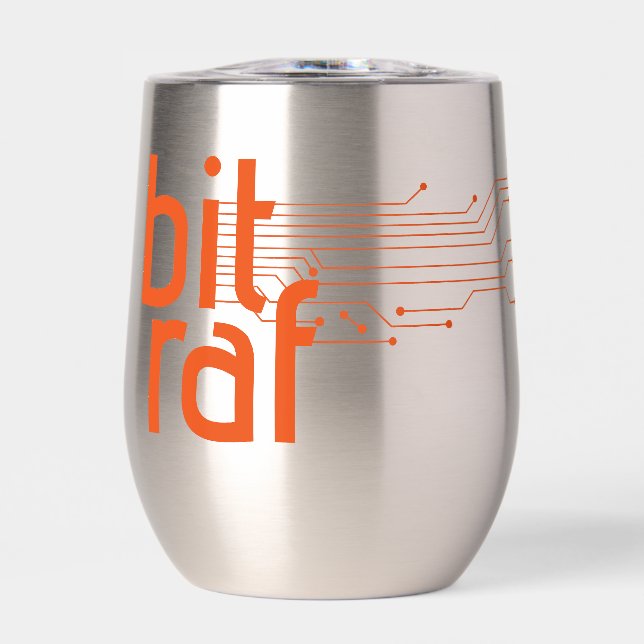 Bitraf – termokopp kretskort thermal wine tumbler (Front)
