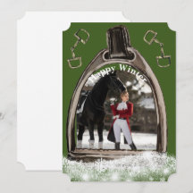bits and stirrup holiday card