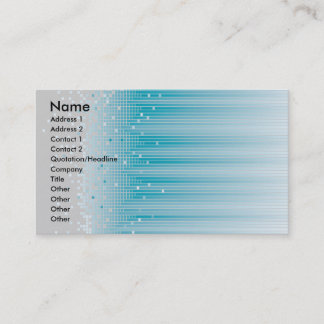 Bits Business Card (Turquoise)