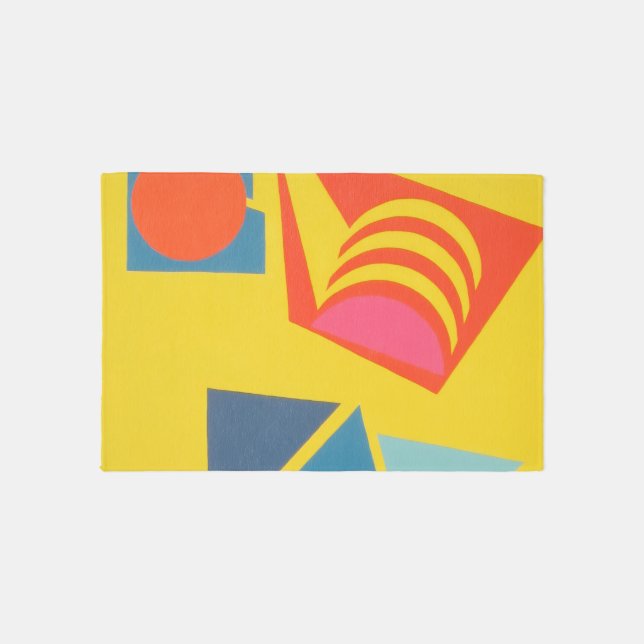 Bits & Pieces Modern Art Rug (Front)