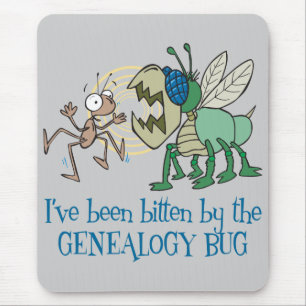 Bitten By The Genealogy Bug Mouse Pad
