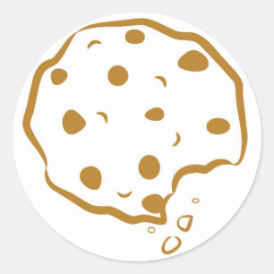 Bitten Chocolate Chip Cookie Sticker