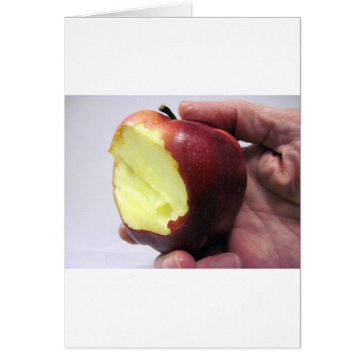 Bitten Red Apple Cards (Front)