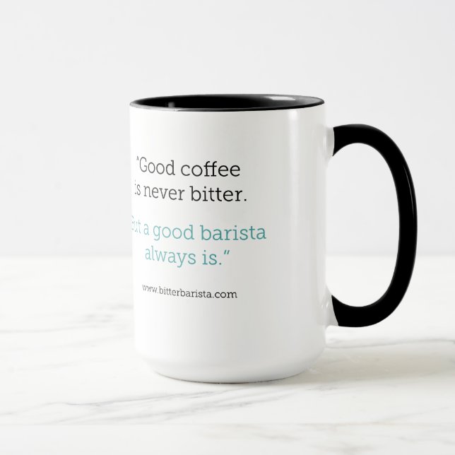 Bitter Barista Mug (Right)