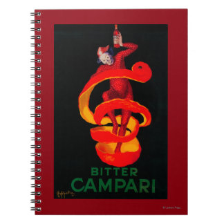 Bitter Campari Vintage PosterEurope Notebook