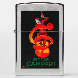 Bitter Campari Vintage PosterEurope Zippo Lighter