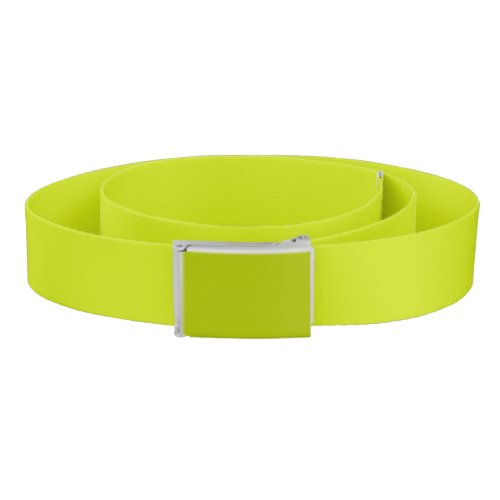 Bitter lemon  solid color  belt