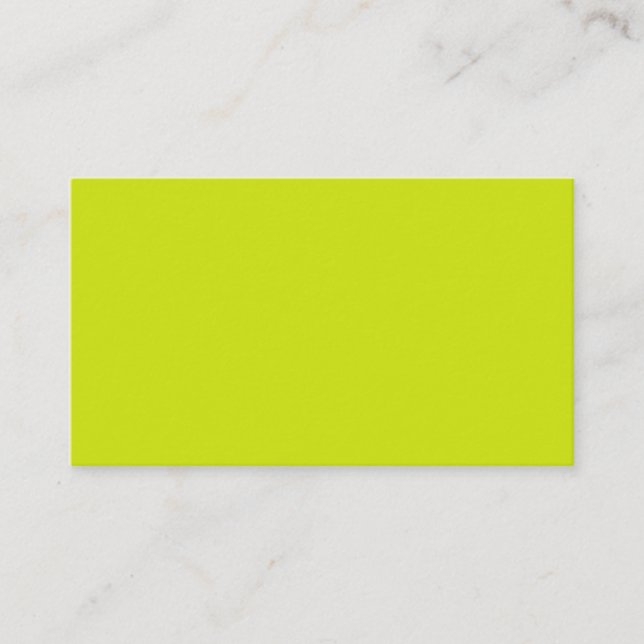 Bitter lemon  (solid color)  business card (Front)