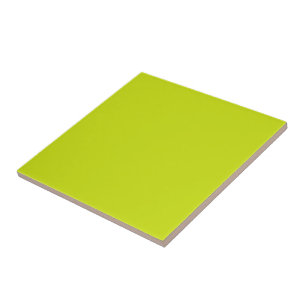 Bitter lemon (solid color) ceramic tile