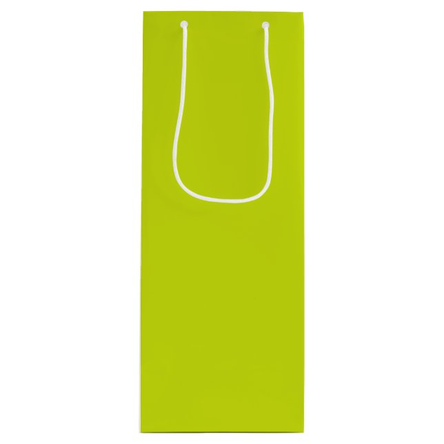 Bitter lemon  (solid color)  wine gift bag (Front)