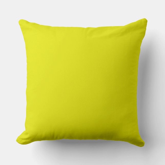 Bitter Lemon Throw Pillow (Front)