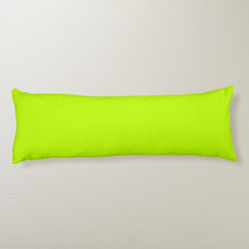 Bitter Lime Solid Color Body Pillow