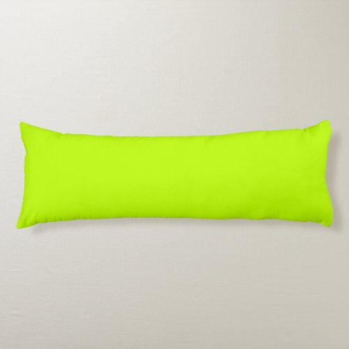 Bitter lime solid color  body pillow