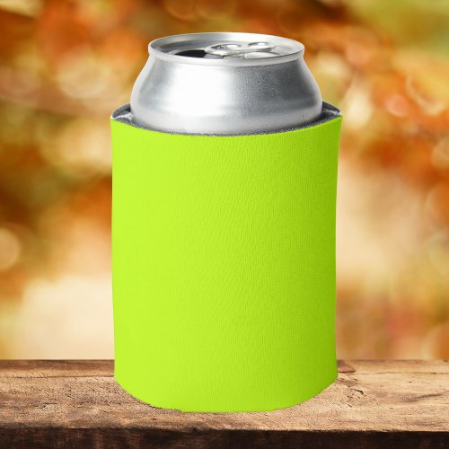 Bitter Lime Solid Color Can Cooler