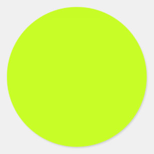 fluorescent green solid color baseball | Zazzle