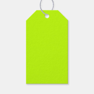 Bitter lime (solid color) gift tags