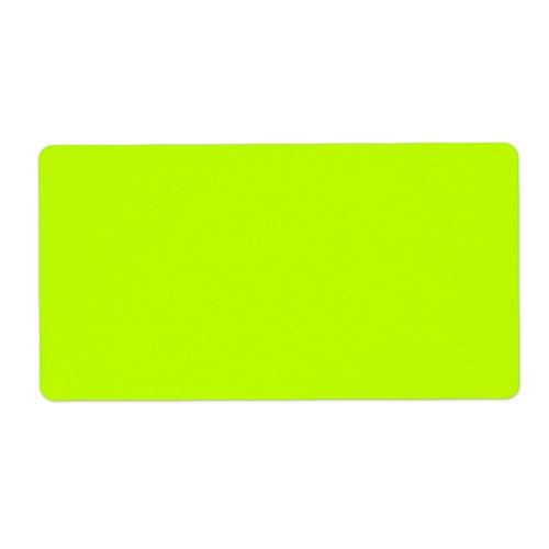 Bitter lime solid color  label