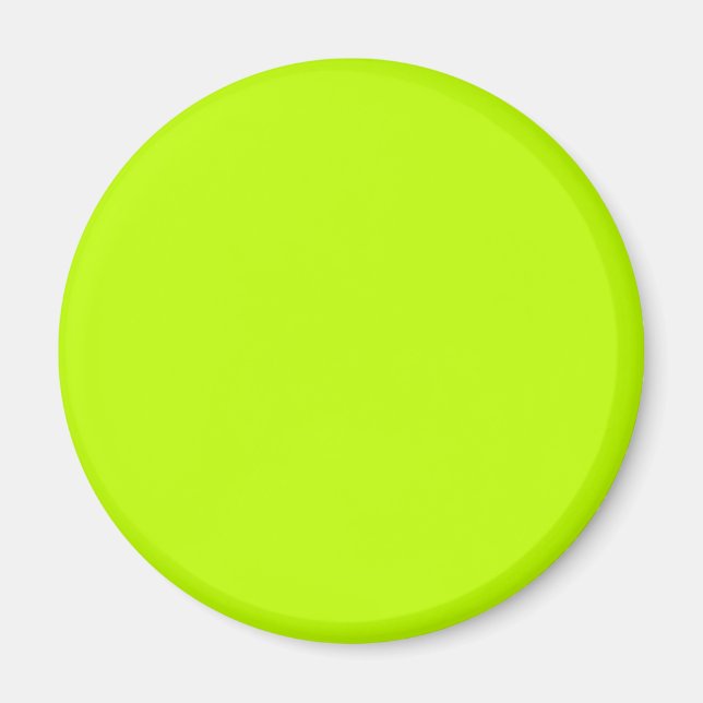 Bitter lime (solid color)  magnet (Front)