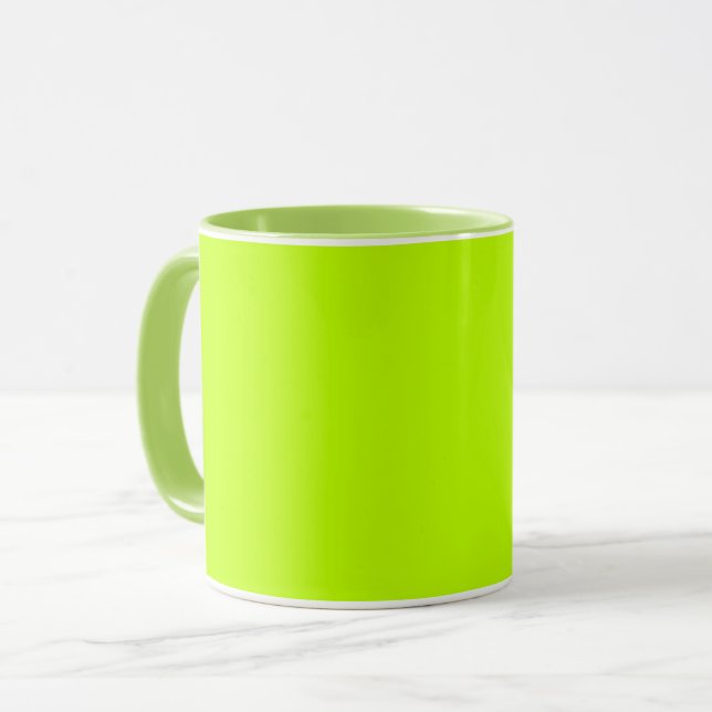 Bitter lime (solid color)  mug (Front Left)