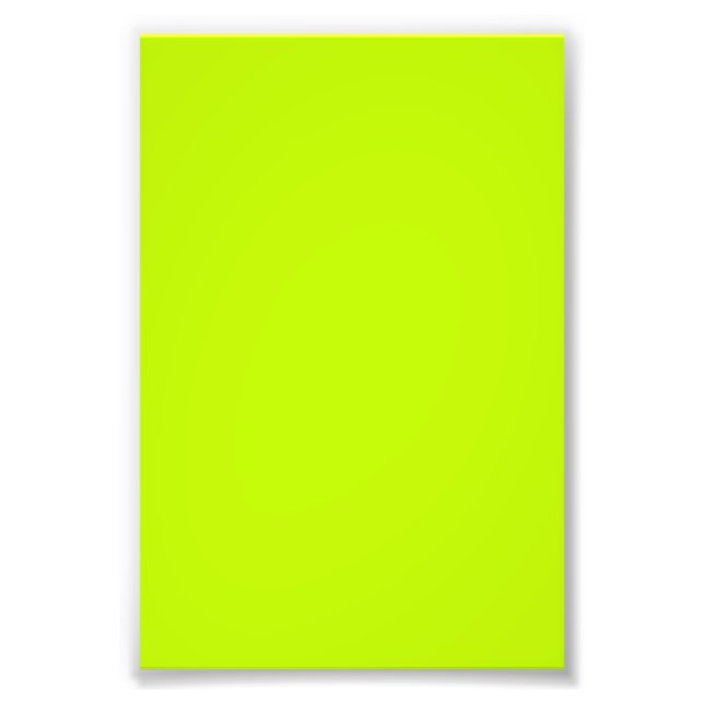 Bitter lime (solid color)  photo print (Front)