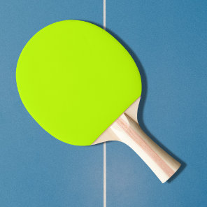 Bitter Lime Solid Color Ping Pong Paddle