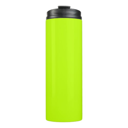Bitter lime solid color  thermal tumbler