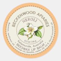 Bitter Orange Neroli Lip Balm Beekeeper Apiary