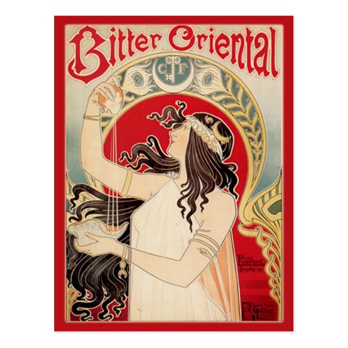 Bitter Oriental (Red) Postcard