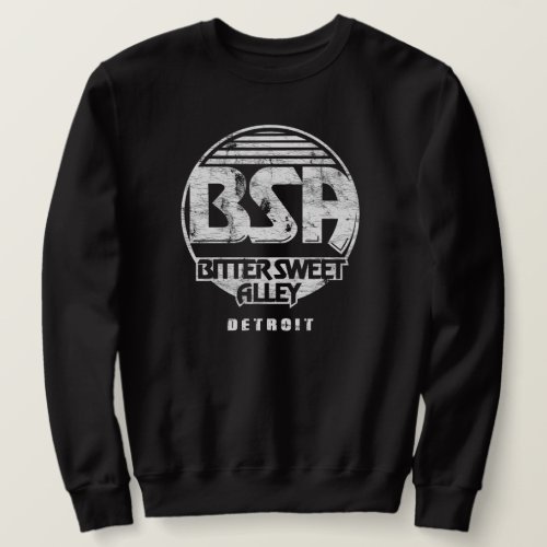 Bitter Sweet Alley BSA Vintage BLK Logo Sweatshirt