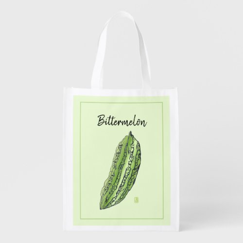 Bittermelon Reusable Fold and Snap Fabric Bag
