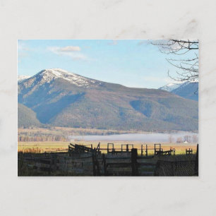 Bitterroot Mountains Fields Postcard