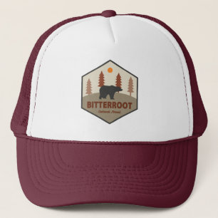 Bitterroot National Forest Bear Trucker Hat