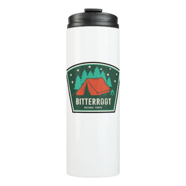 Bitterroot National Forest Camping Thermal Tumbler (Front)
