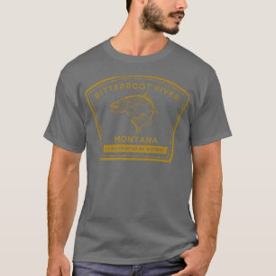 Bitterroot River Montana PREMIUM Fly Fishing T-Shirt