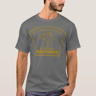 Bitterroot River Montana PREMIUM Fly Fishing T-Shirt