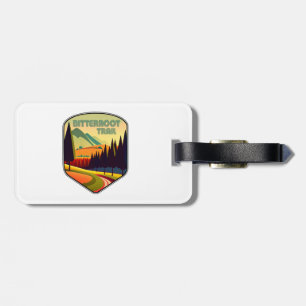 Bitterroot Trail Montana Colors Luggage Tag