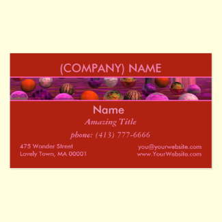 Bittersweet Opinion, Copper Raspberry Maple Tree Double-Sided Standard Business Cards (Pack Of 100)