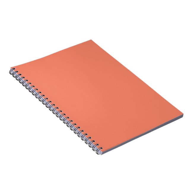 Bittersweet  Solid Plain Color Notebook (Right Side)