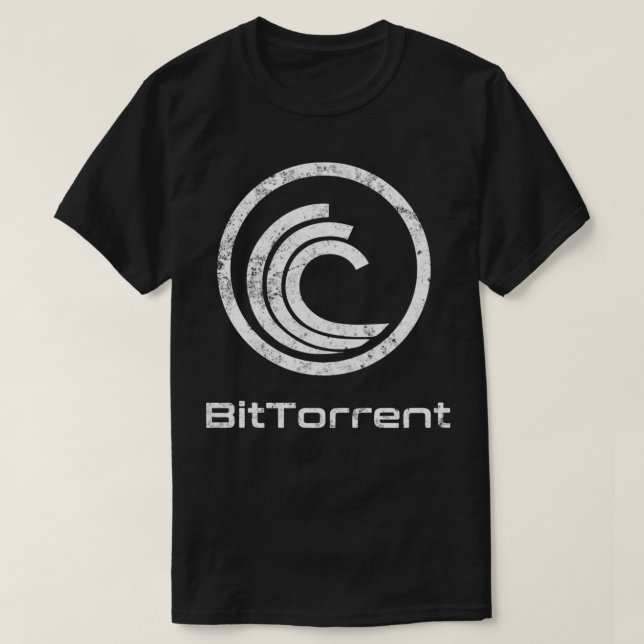 BitTorrent Crypto BTT Token P2P Coin Blockchain Vi T-Shirt (Design Front)