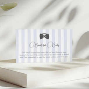 Bitty Bow Oh Boy Baby Shower Books for Baby Enclosure Card