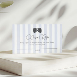 Bitty Bow Oh Boy Baby Shower Diaper Raffle Enclosure Card